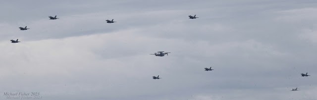 French Navy Paris flypast formation complete