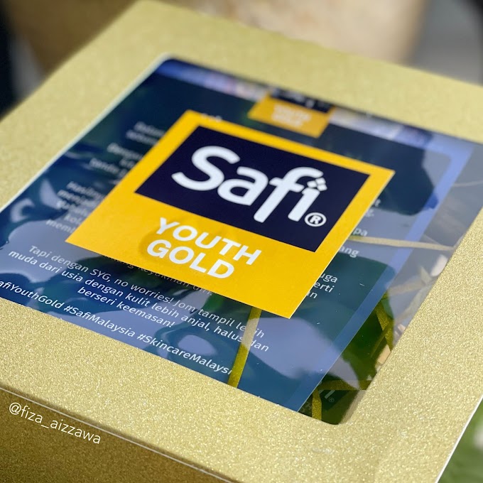 SAFI Youth Gold Lifting Golden C Duo Serum bantu kurangkan masalah dagu berlapis 