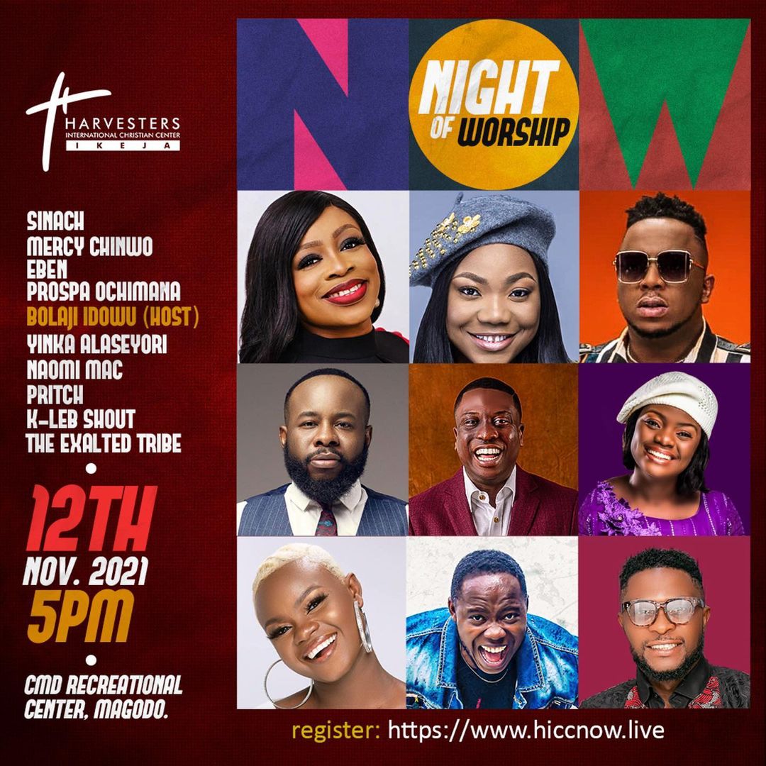 Alaseyori, Sinach, Mercy Chinwo, Others To Minister At Havesters Night Of Worship