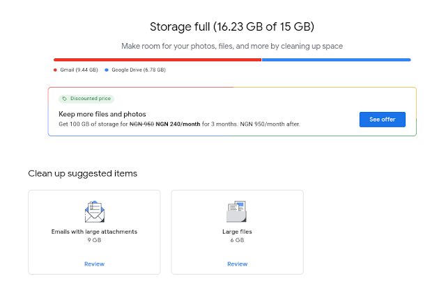 Gmail & Google Drive Full? Learn How To Quickly Free Space Or Buy Additional Space On Your Google Drive; View & Delete Large/Unwanted Files