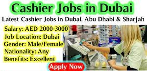 Cashier and Assistant Cashier for Manufacturing Company in Dubai | Fresher Can Apply