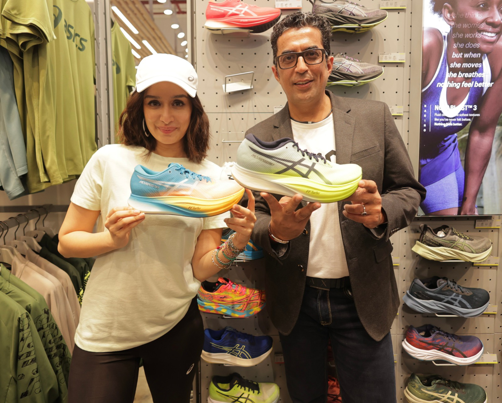 Shraddha Kapoor Celebrates Fitness and Fashion at Nexus Elante Mall as ASICS India s Brand Ambassador buzzingchandigarh
