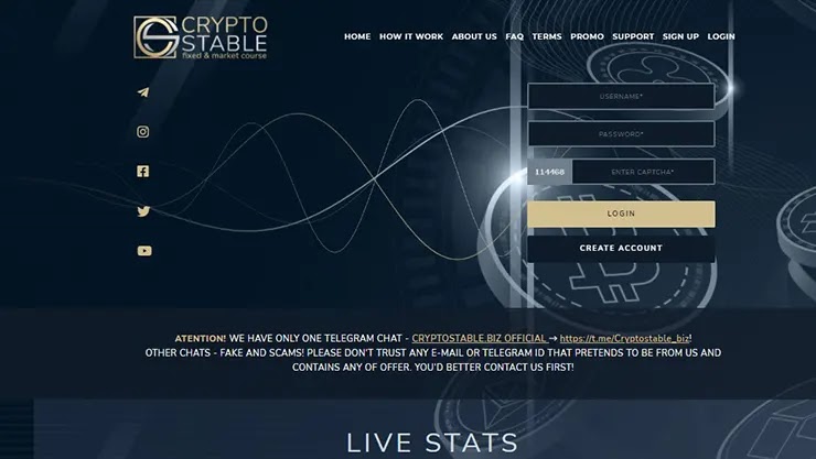 Обновление тарифов в Cryptostable