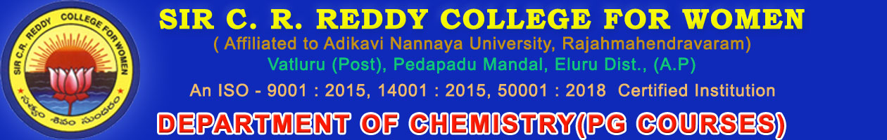 Department of PG Chemistry
