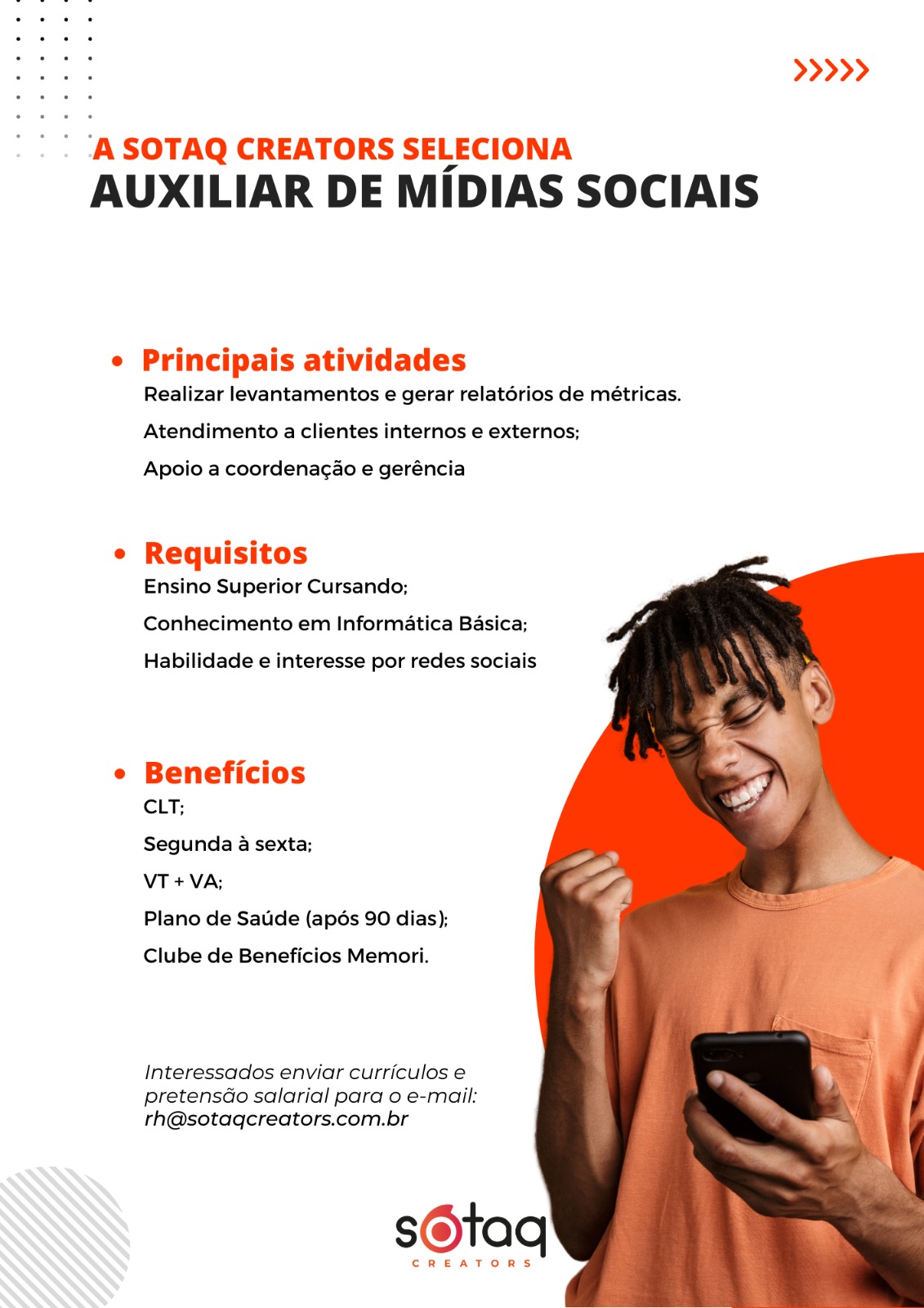 AUXILIAR DE MÍDIAS SOCIAS - FORTALEZA/CE