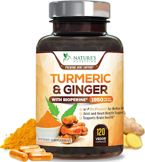 Nature's Nutrition Curcumin with BioPerine & Ginger