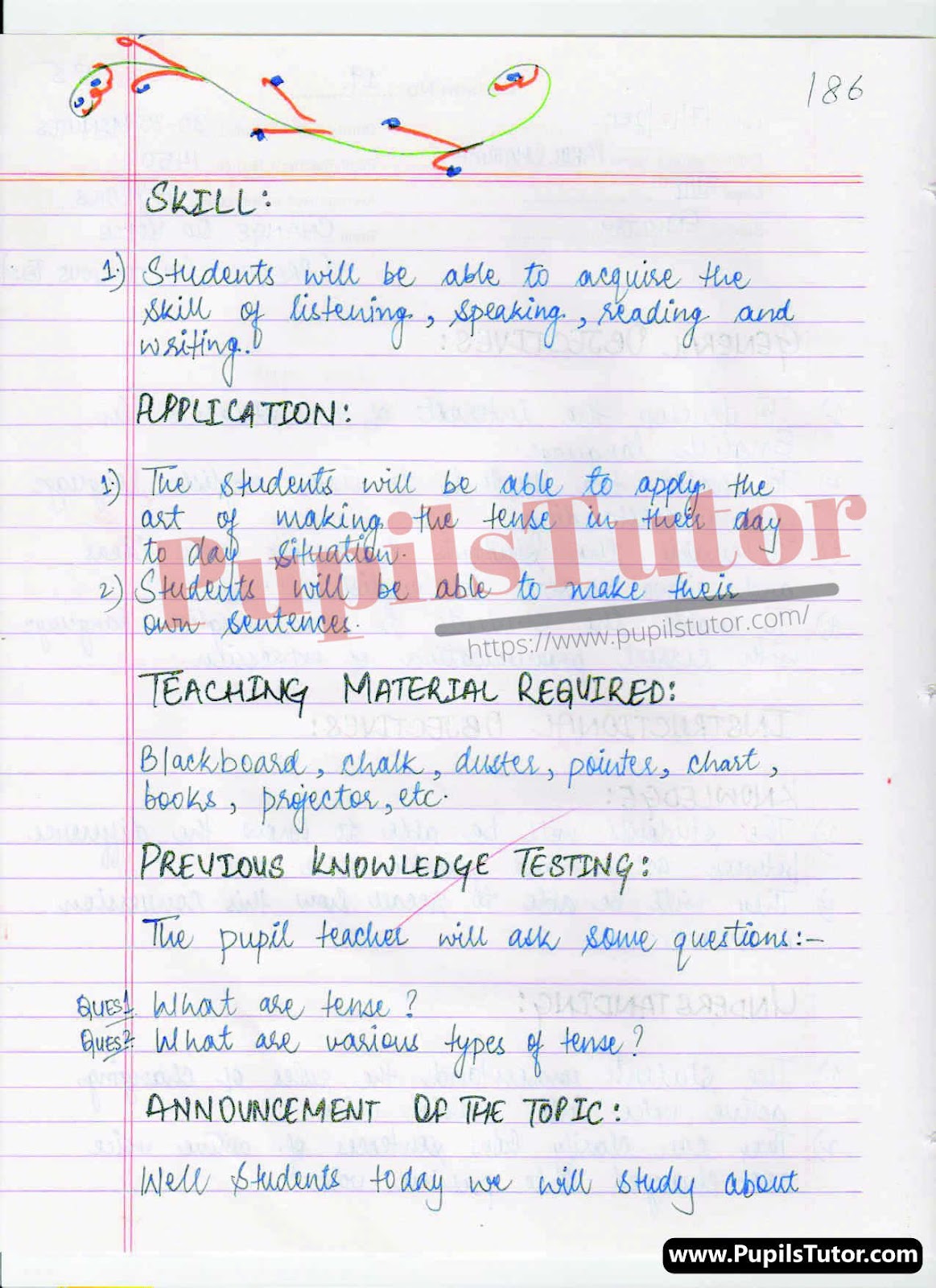 School Teaching Skill Active And Passive Voice Lesson Plan For B.Ed And Deled Free Download PDF And PPT (Power Point Presentation And Slides) – (Page And Image Number 2) – PupilsTutor