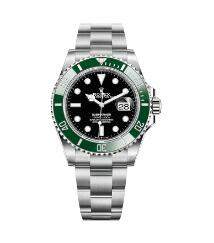 Rolex Submariner Date Oystersteel Green Cerachrom Bezel 41mm replica