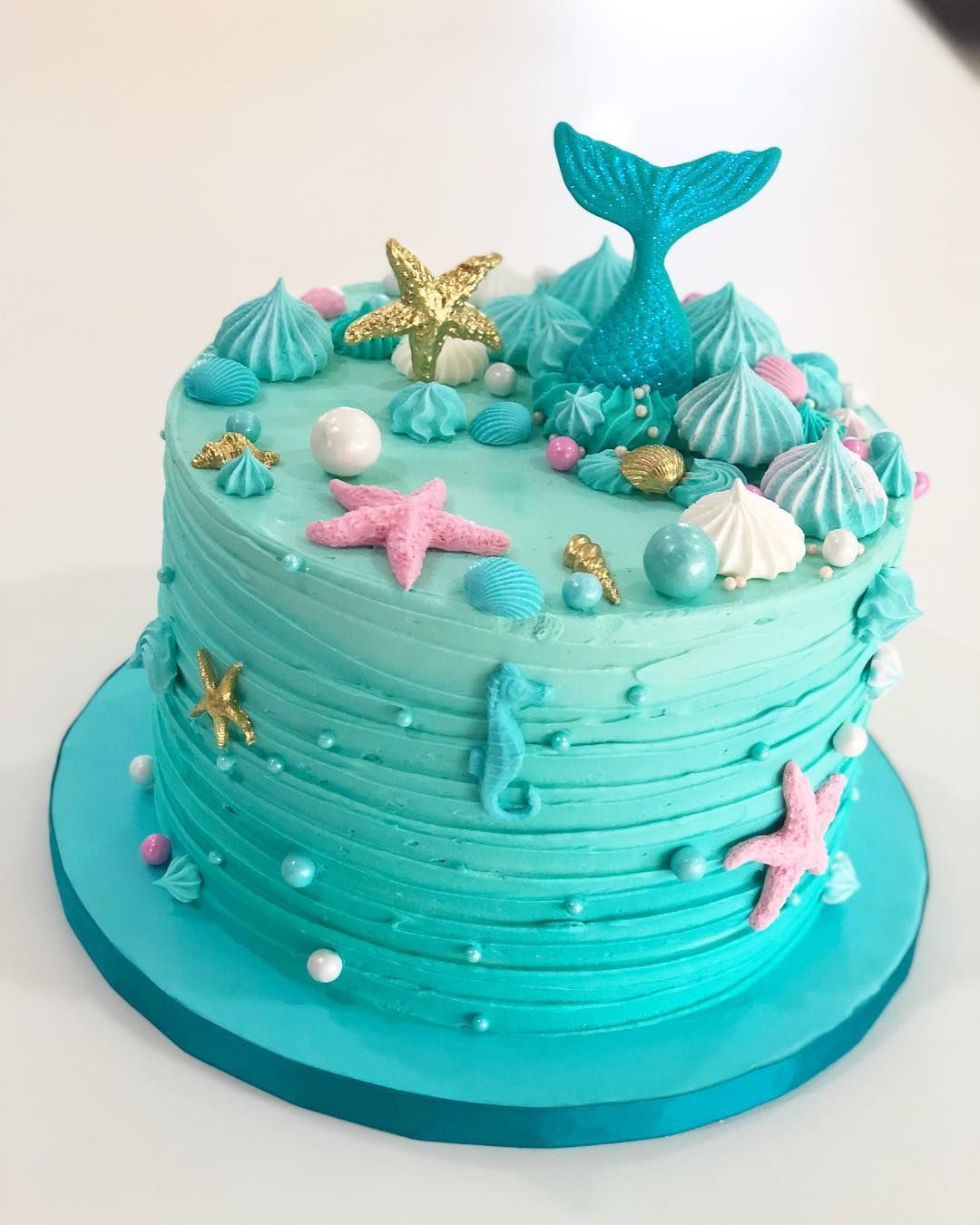 mermaid birthday cakes