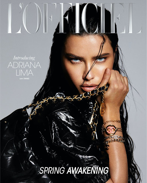 Adriana Lima in a Sexy Photoshoot for L’Officiel Italy Magazine Spring 2022