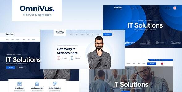 Omnivus - IT Solutions & Services Premium WordPress Theme