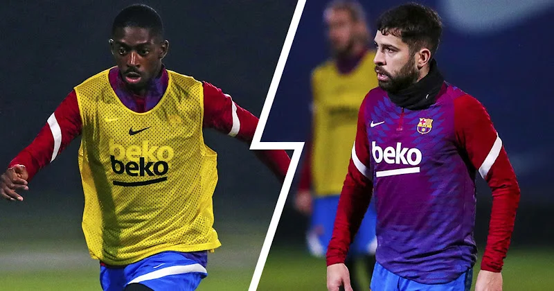 Official: Alba and Dembele resume group training