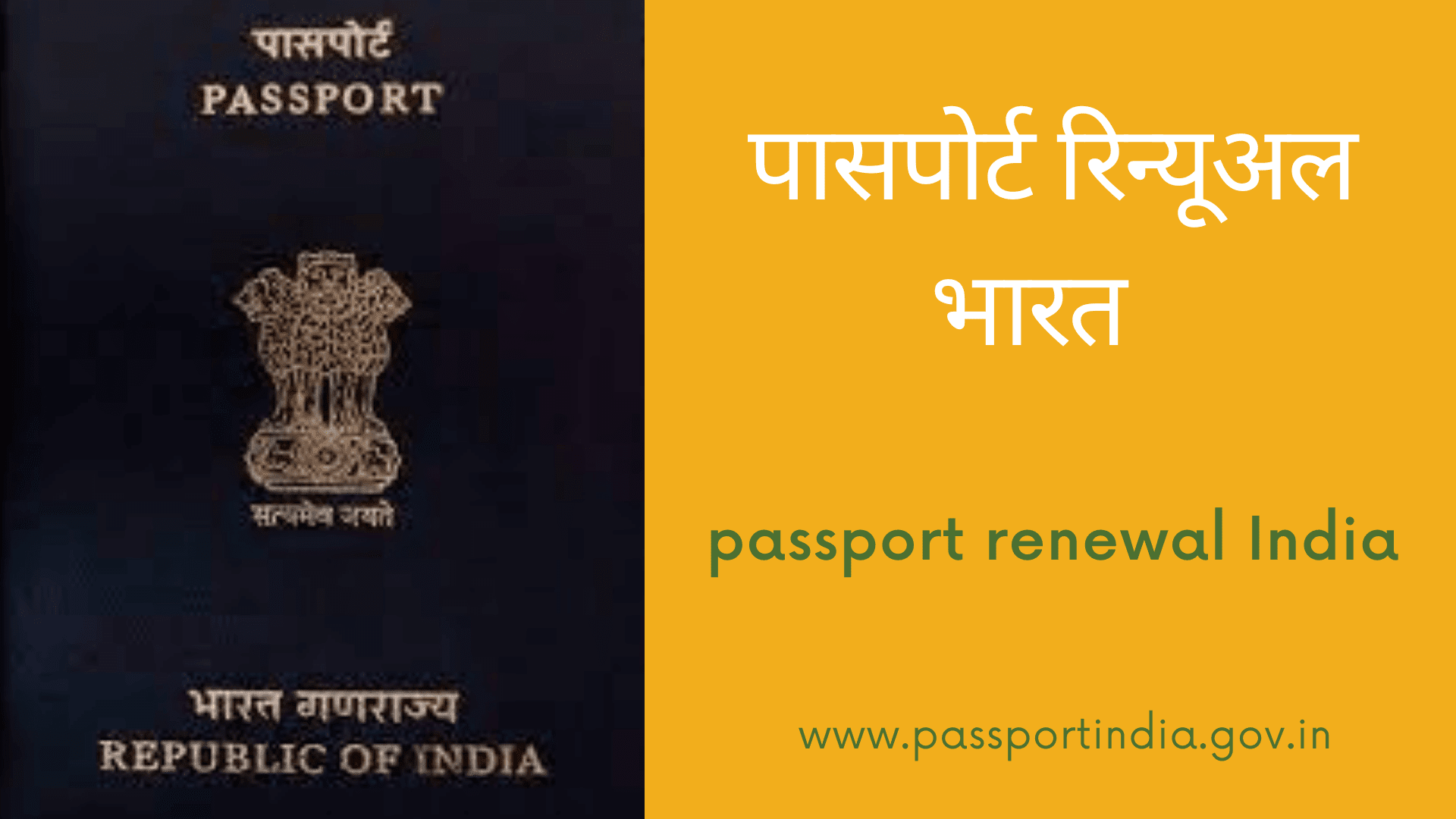 passport renewal india