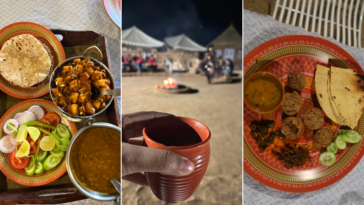 Indian food, Rajasthani food, Jaisalmer Camping review