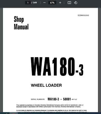 wheel loader WA180-3
