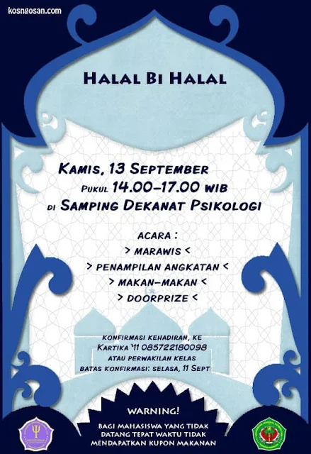 contoh banner halal bi halal