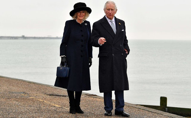 Prince Charles and the Duchess of Cornwall attended an official council meeting to mark Southend-on-Sea becoming a City