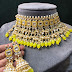 Mirror kundan necklace sets