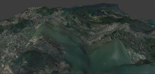 Mountainous Terrain Hua Shan  low poly free 3d models