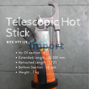 Limited Stock Telescopic Hot Stick Fiberglass RITZ VTT 1/8