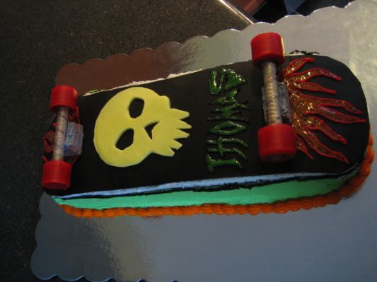 skateboard cake ideas