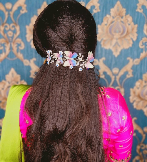 Best 10 Charming Indian Wedding Reception Hairstyles