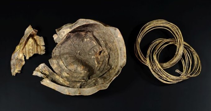 3,000-Year-Old Gold Bowl Decorated With Solar Motif Found In Austria   