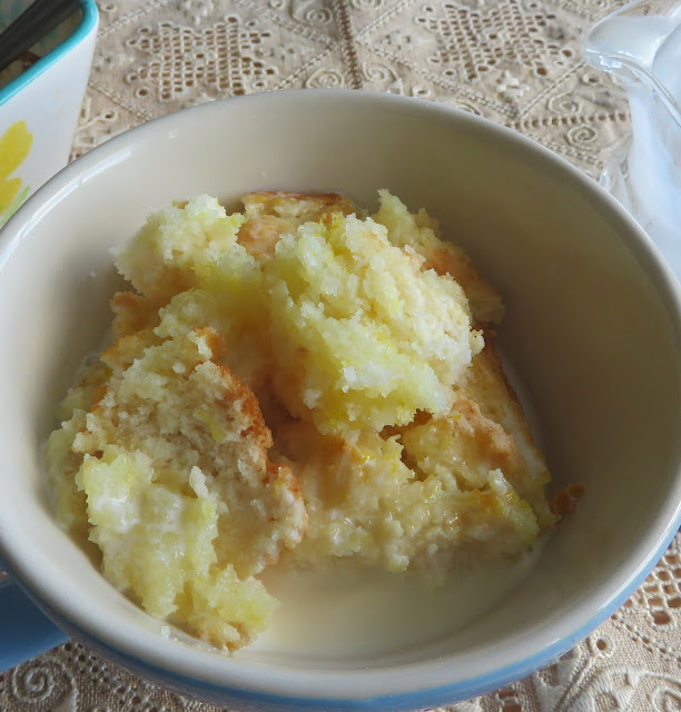 Lemon Biscuit Pudding
