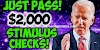 Stimulus Package Update $2,000 Checks Were Passed! Check Deposit Dates | Signed Stimulus Coming! Fourth Stimulus Check Update 2022