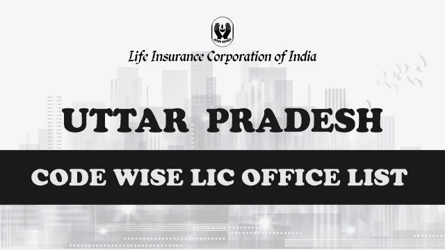 LIC Office in Uttar Pradesh (Code Wise)