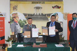 BoB signed MoU with Assam Rifles