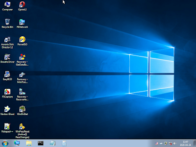 Tampilan WinPE Berbasis Windows 7 Yang Di-custom