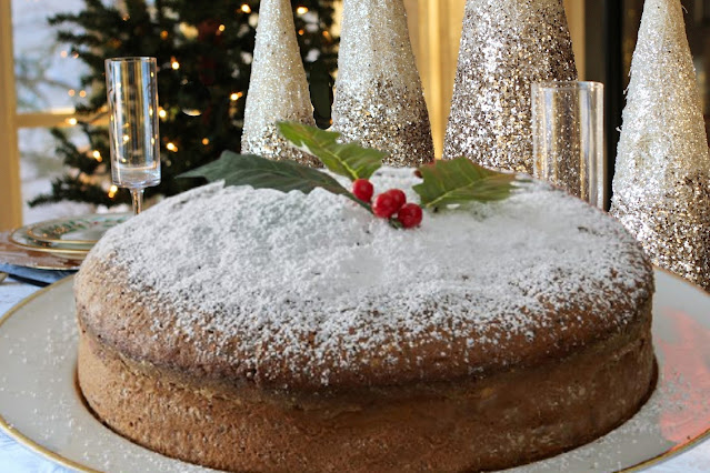 Vasilopita with Mandarini: A Greek New Year's Cake with Mandarin
