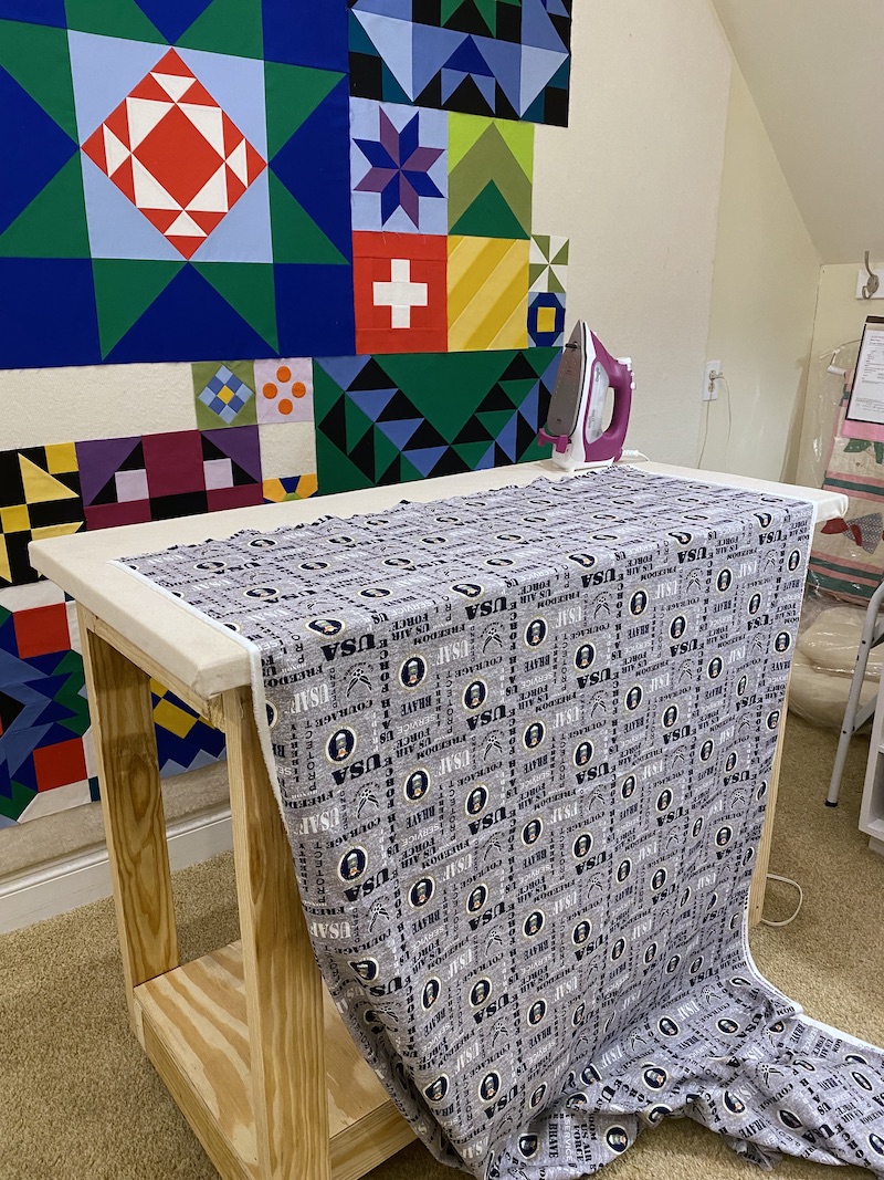 How to Make a Quilter's Ironing Board Table