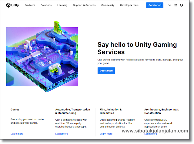 aplikasi pembuat game online dan offline unity