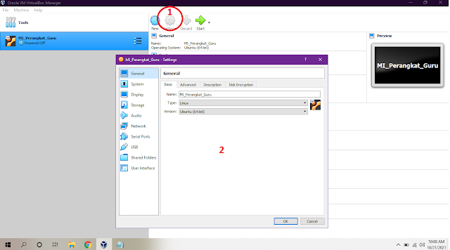 Tutorial Seting Jaringan VDI AKMI di Oracle VM 1Box