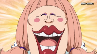 ワンピースアニメ WCI編 859話 シフォン | ONE PIECE ホールケーキアイランド編