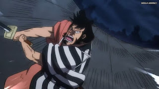 ワンピースアニメ 1010話 錦えもん | ONE PIECE Episode 1010