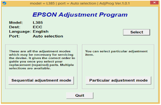 Cara Reset Memperbaiki Printer Epson L380 Error Kedip