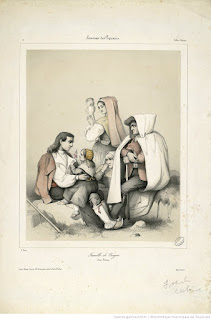 Название :  Famille de Bergers (Eaux-Bonnes / Vallée d'Ossau) Автор  :  Gorse, Pierre (1816-1875). Fonction indéterminée
