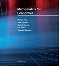 Mathematics for Economics 3rd Edition