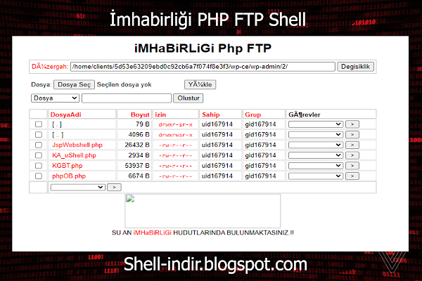 İmhabirliği PHP FTP Shell Download - Shell İndir