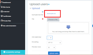 download format excel upload user moodle