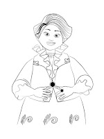 Luisa Flores coloring sheet