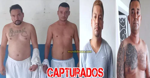 El Salvador: Capturan a 4 peligrosos pandilleros en diferentes municipios de chalatenango