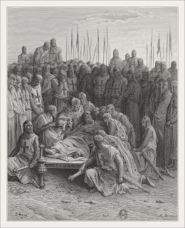 Cru032_Death of Baldwin I, Latin King of Jerusalem_GustaveDore