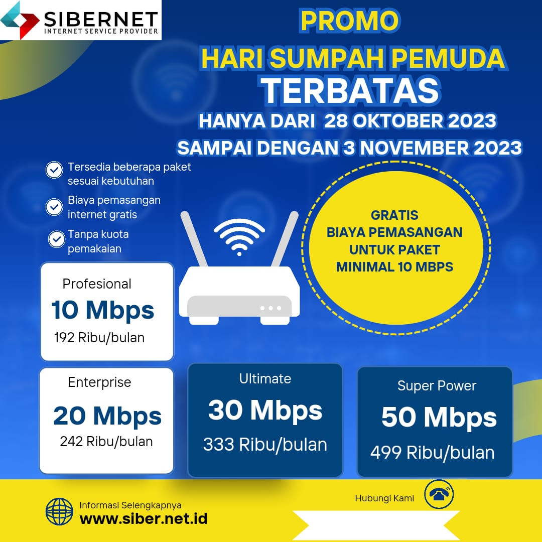 PROMO HARI SUMPAH PEMUDA