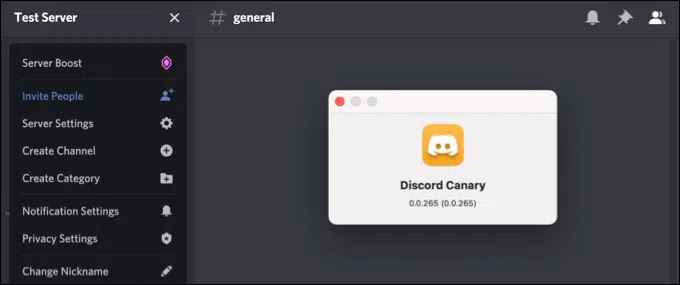 2 Discord Canary About Menu