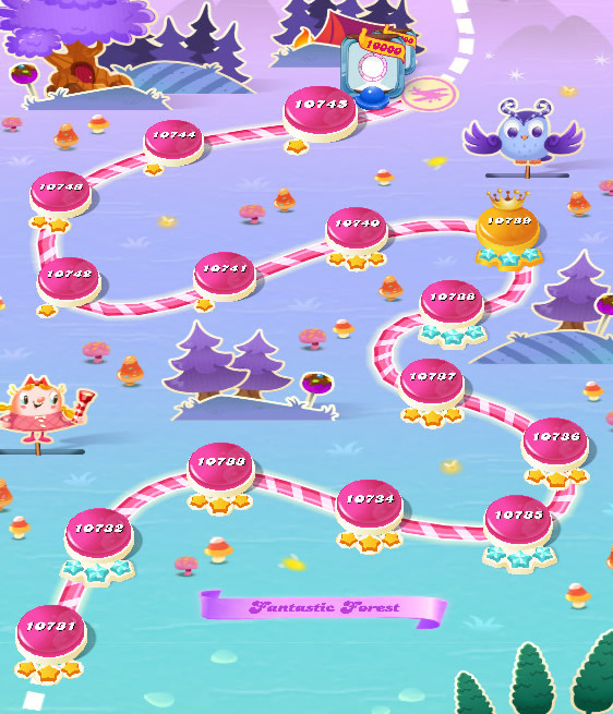 Candy Crush Saga level 10731-10745