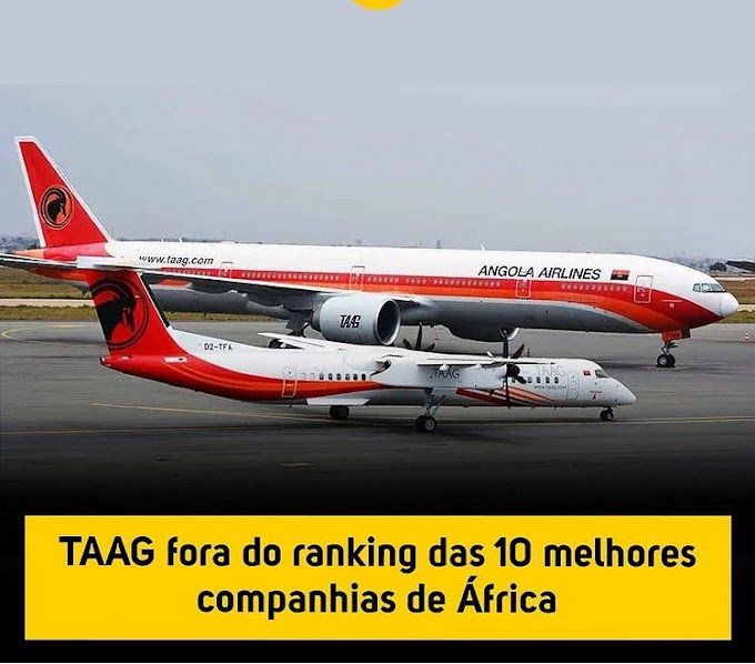 TAAG fora do ranking das 10 melhores companhias de África